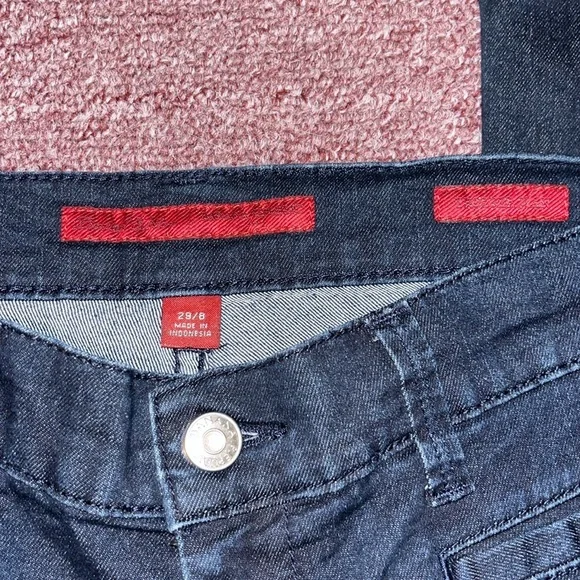 NWOT Banana Republic Limited Edition Dark Denim Bootcut 29/8 - Picture 2 of 6